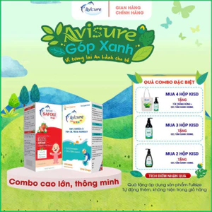 Combo Sắt hữu cơ và DHA tinh khiết cho bé Avisure giúp bé hồng hào, khoẻ mạnh, thông minh