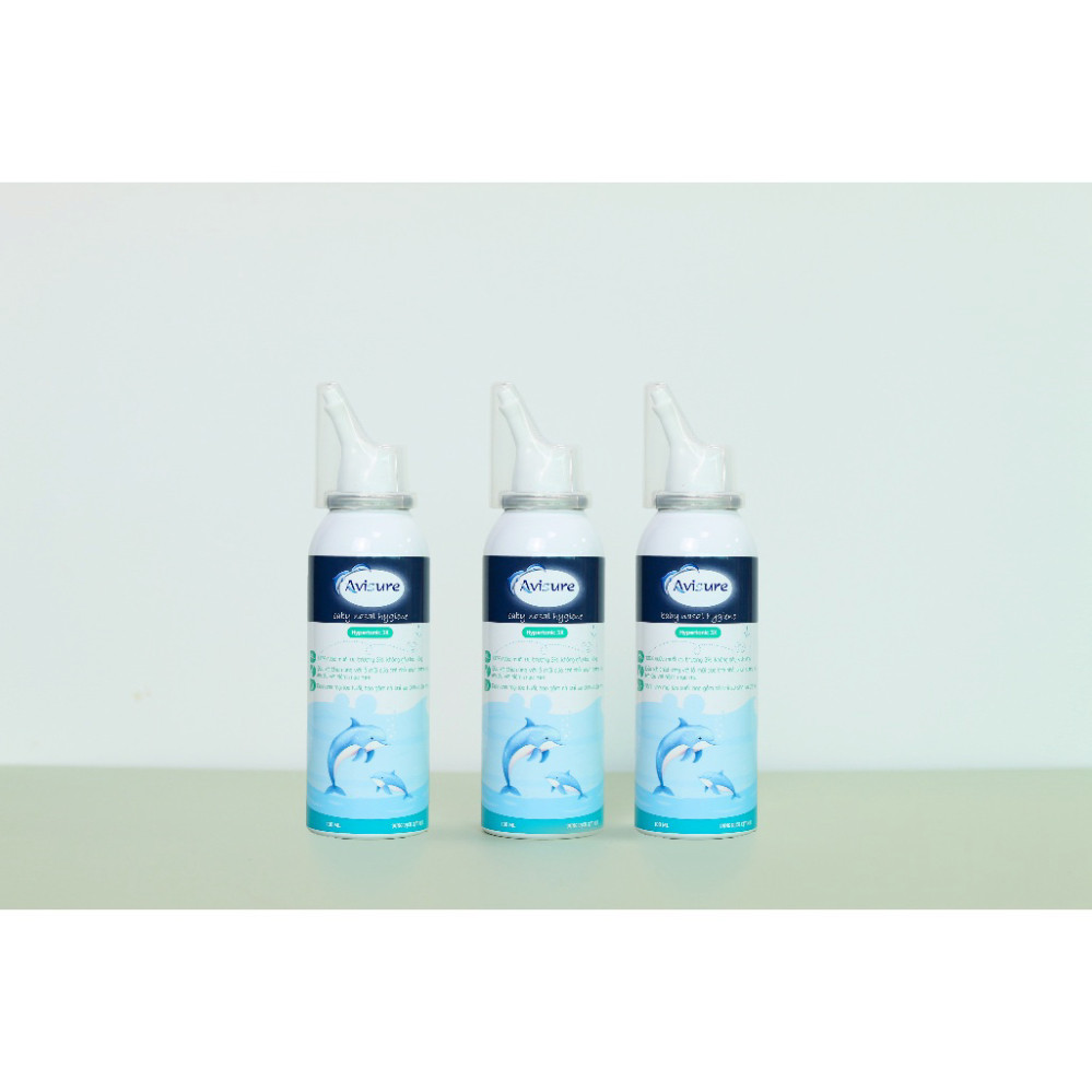 Xịt mũi ưu trương 3% cho bé Avisure Hyperyonic 3X xịt mũi hiệu quả nhanh, hạn chế dùng ks