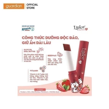 Son Dưỡng Môi Lipice Sheer Color Q Strawberry Tea 2.4G