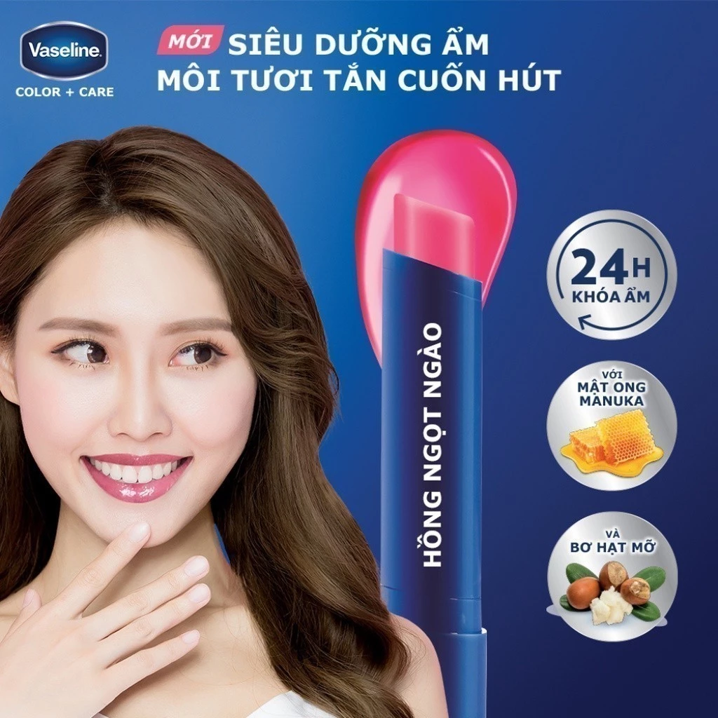 Son Dưỡng Môi Có Màu Vaseline