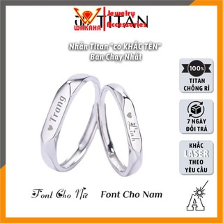 925 Silver Couple Rings, adjustable, engravable by WAKAHA