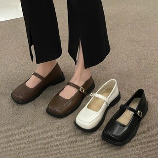 Giày bệt nữ da PU tổng hợp dệt vải đế cao su sang chảnh thanh lịch nữ tính thoải mái