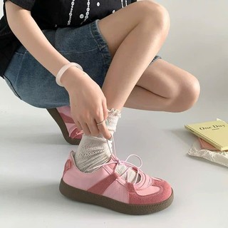 Giày thời trang nữ da PU tổng hợp dệt vải đế cao su đáng yêu hiện đại dễ phối trẻ trung