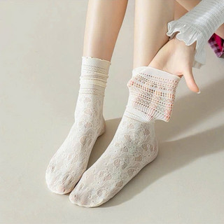 Tất nữ dễ thương mềm mại thoáng khí dễ mang