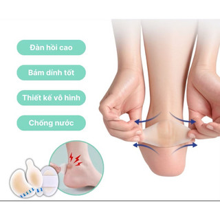 Miếng lót giày dán chân silicon LOẠI 1 bảo vệ chân tàng hình giảm phồng rộp làm trầy xước chân