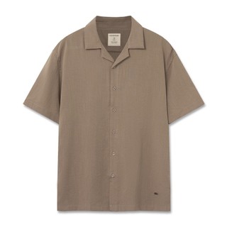 Áo Sơ Mi Cuban Linen Nam ICONDENIM Tay Ngắn Natural Voyager Form Relaxed SMID0288