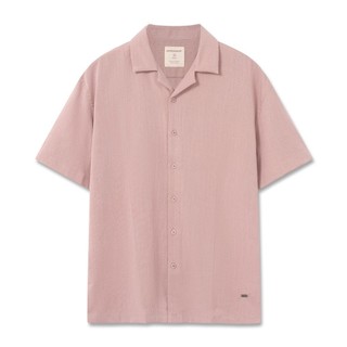 Áo Sơ Mi Cuban Linen Nam ICONDENIM Tay Ngắn Natural Voyager Form Relaxed SMID0288