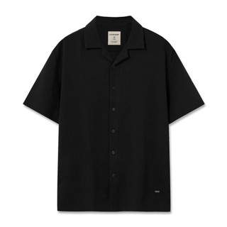 Áo Sơ Mi Cuban Linen Nam ICONDENIM Tay Ngắn Natural Voyager Form Relaxed SMID0288