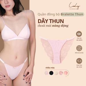 Quần Lót Dây Ren Nữ Phối Thun Gợi Cảm LAM LUY