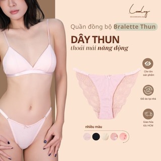 Quần Lót Dây Ren Nữ Phối Thun Gợi Cảm LAM LUY