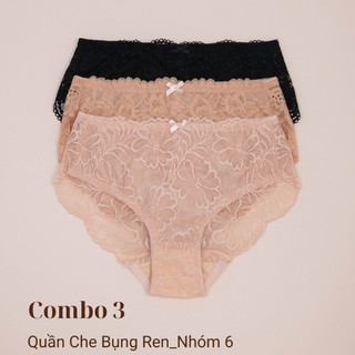 Combo 3 Quần Lót Nữ Lưng Cao Che Bụng Dưới An Toàn LAM LUY