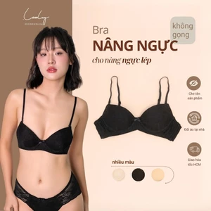 Áo Ngực Ren Thun Nâng Ngực Không Gọng LAM LUY