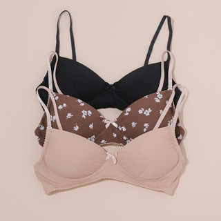 Áo Ngực Cup V Thun Cotton Không Gọng Mặc Thoải Mái Hàng Ngày LAM LUY