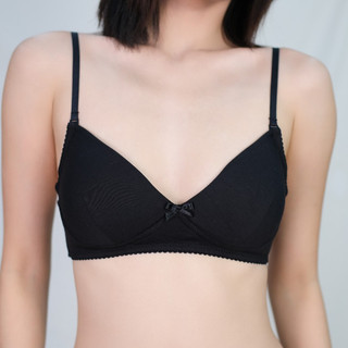 Áo Ngực Cup V Thun Cotton Không Gọng Mặc Thoải Mái Hàng Ngày LAM LUY