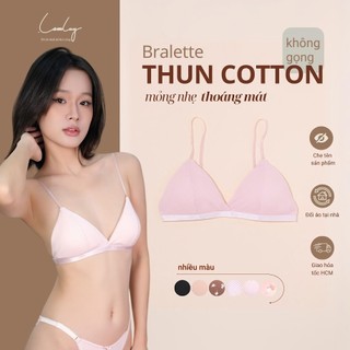 Áo Ngực Thun Không Gọng Mút Mỏng Mềm Mịn LAM LUY