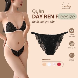 Quần Lót Dây Ren Phối Thun Nữ Điều Chỉnh Gợi Cảm LAM LUY