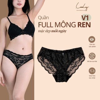 Quần Lót Ren Nữ Full Mông Nhiều Màu Thoải Mái Mặc Hằng Ngày LAM LUY