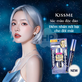 Mascara Màng Film Chuốt Cong Và Dài Mi Kissme Long And Curl Advanced Film Màu Xanh Navi (6G)