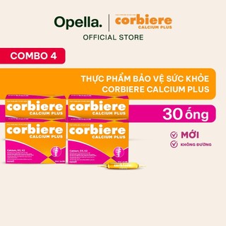 Bộ 4 Thực phẩm bảo vệ sức khỏe Corbiere Calcium Plus
