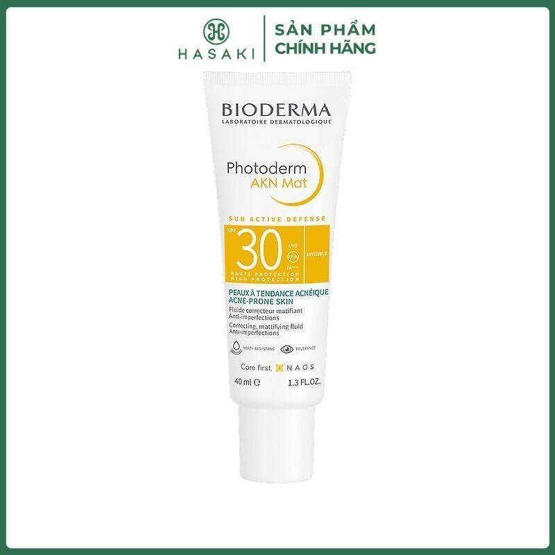 Kem Chống Nắng Bioderma Dành Cho Da Dầu, Mụn SPF30 40ml