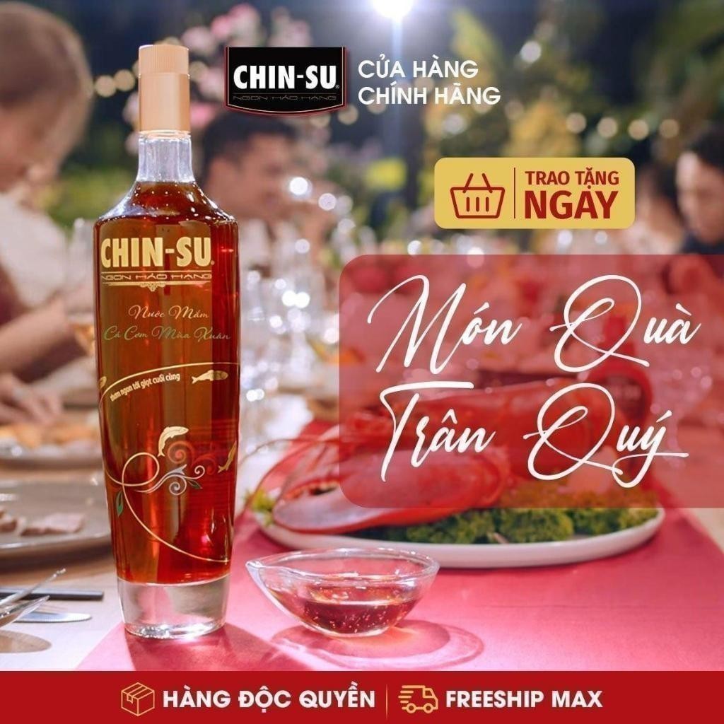 Nước Mắm Chin-Su Cá Cơm Mùa Xuân chai x 700ml