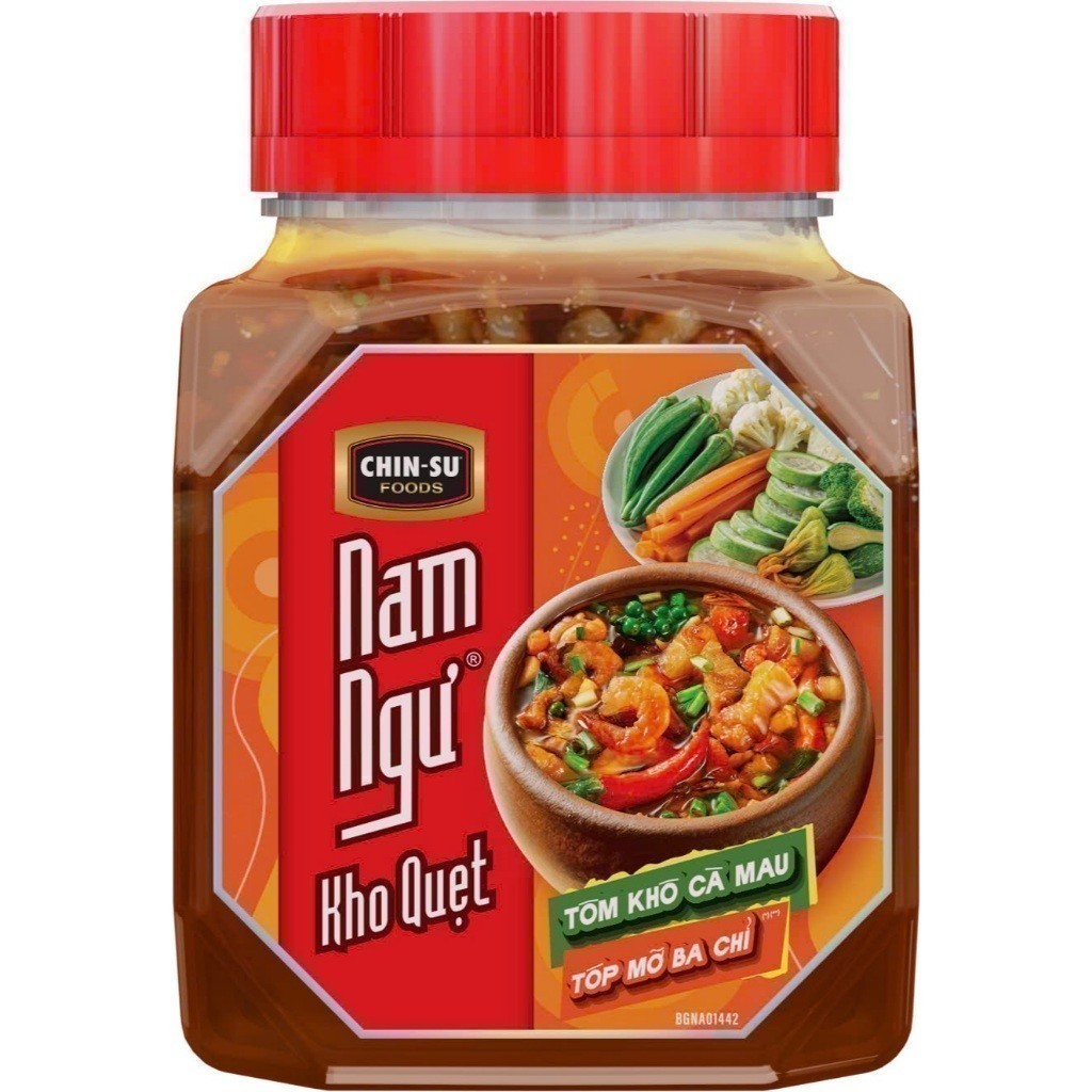 Kho Quẹt Nam Ngư Tôm Khô Cà Mau Tóp Mỡ Ba Chỉ 200gr