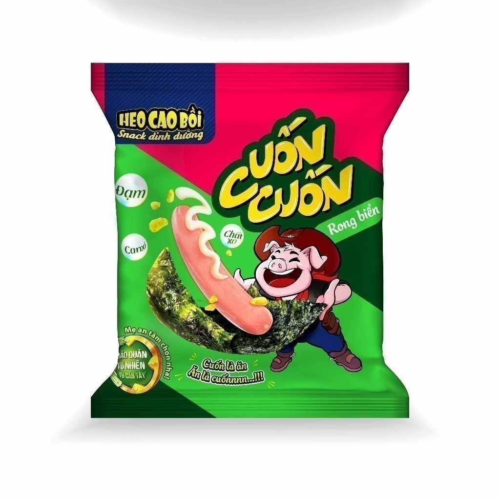 [Chọn vị] Combo 5 gói Xúc xích tiệt trùng Heo cao bồi Cuốn cuốn