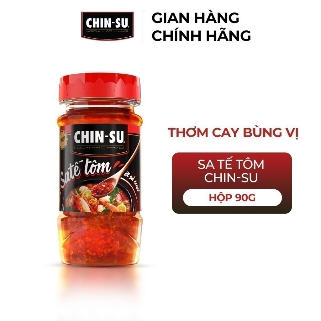 CHIN-SU Sa Tế Tôm ỚT Sả Hộp 90G