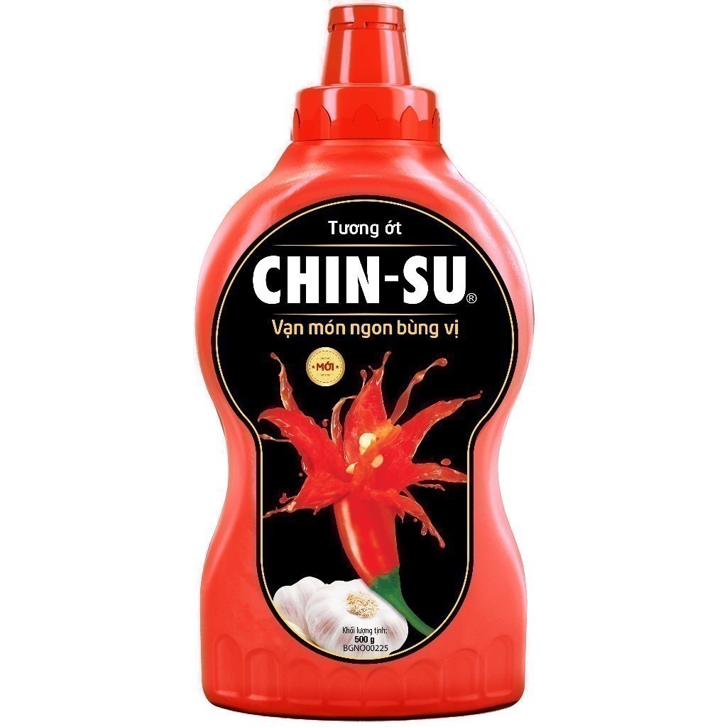 Combo 6 chai Tương Ớt CHIN-SU 500G (Bao bì có thể thay đổi theo đợt nhập hàng)