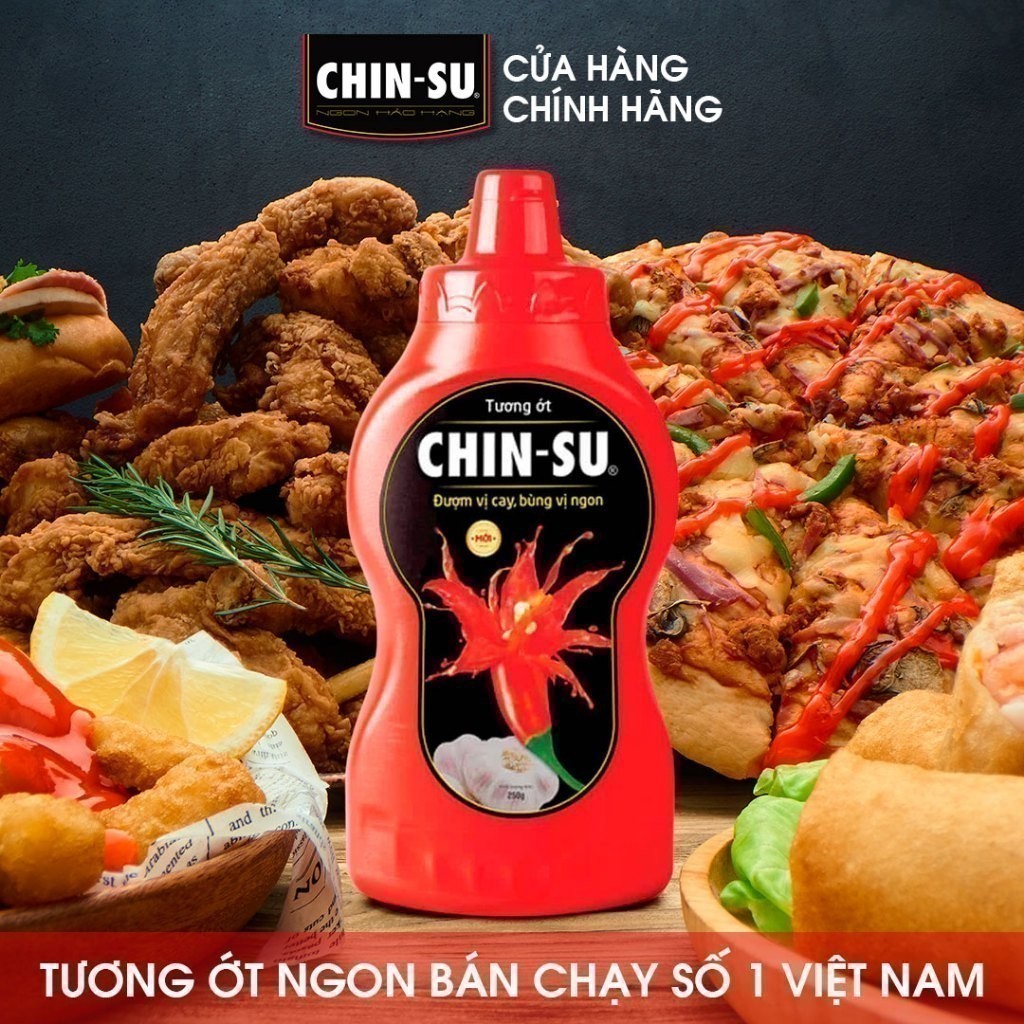 Combo 2 Tương Ớt CHIN-SU 2KG (Bao bì có thể thay đổi theo đợt nhập hàng)