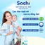 Nước Tắm Thảo Dược SACHI Giảm Mẩn Ngứa, Ngừa Rôm Sảy, Làm Ấm Hỗ Trợ Ngăn Cảm Cúm, Cảm Lạnh Cho Bé Lọ - Hộp 20 Gói