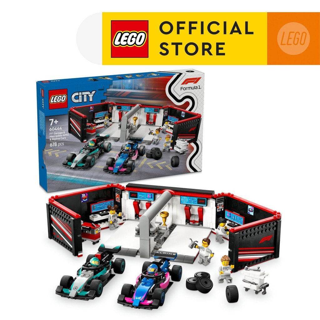LEGO CITY 60444 Đồ Chơi Lắp Ráp Gara F1 (678 chi tiết) | Shopee Việt Nam