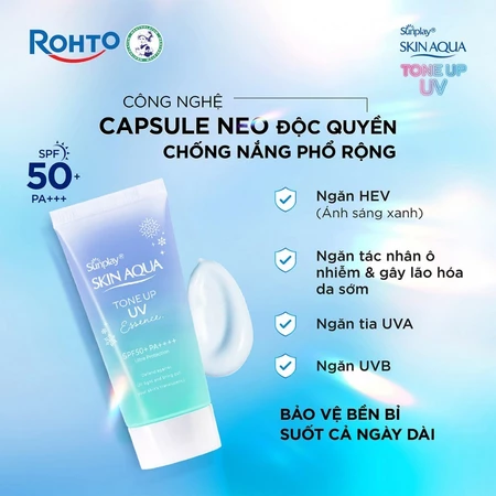 [DAILY] Tinh Chất Chống Nắng Sunplay Hiệu Chỉnh Sắc Da 50g (Xanh Dương) Skin Aqua Tone Up UV Hasaki