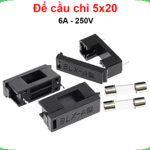 Đế cầu chì, hộp cầu chì ống 5x20mm