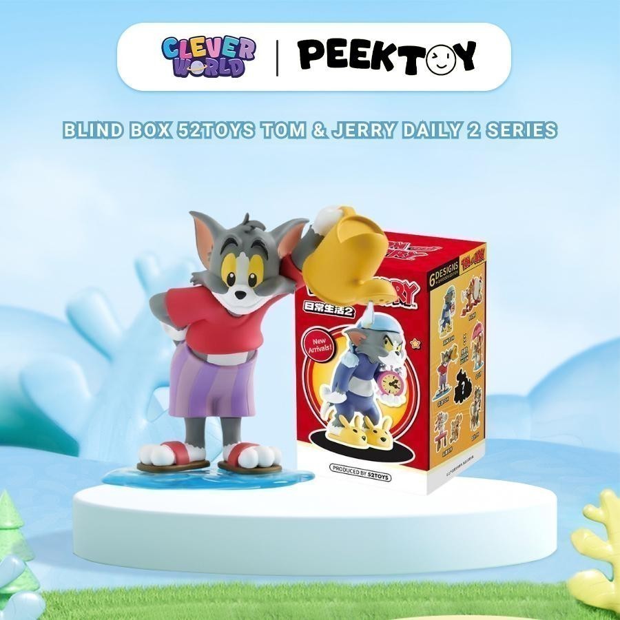Blind Box 52TOYs Tom and Jerry Daily 2, Đồ Chơi Hộp Mù Mô Hình Hoạt ...