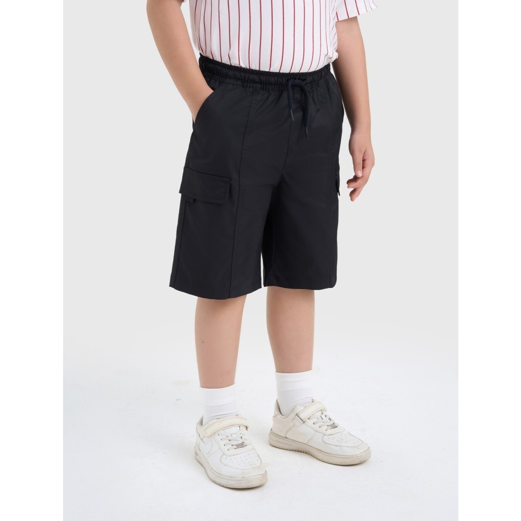 Quần short khaki bé trai CANIFA ống rộng có túi hộp 2BS25S011
