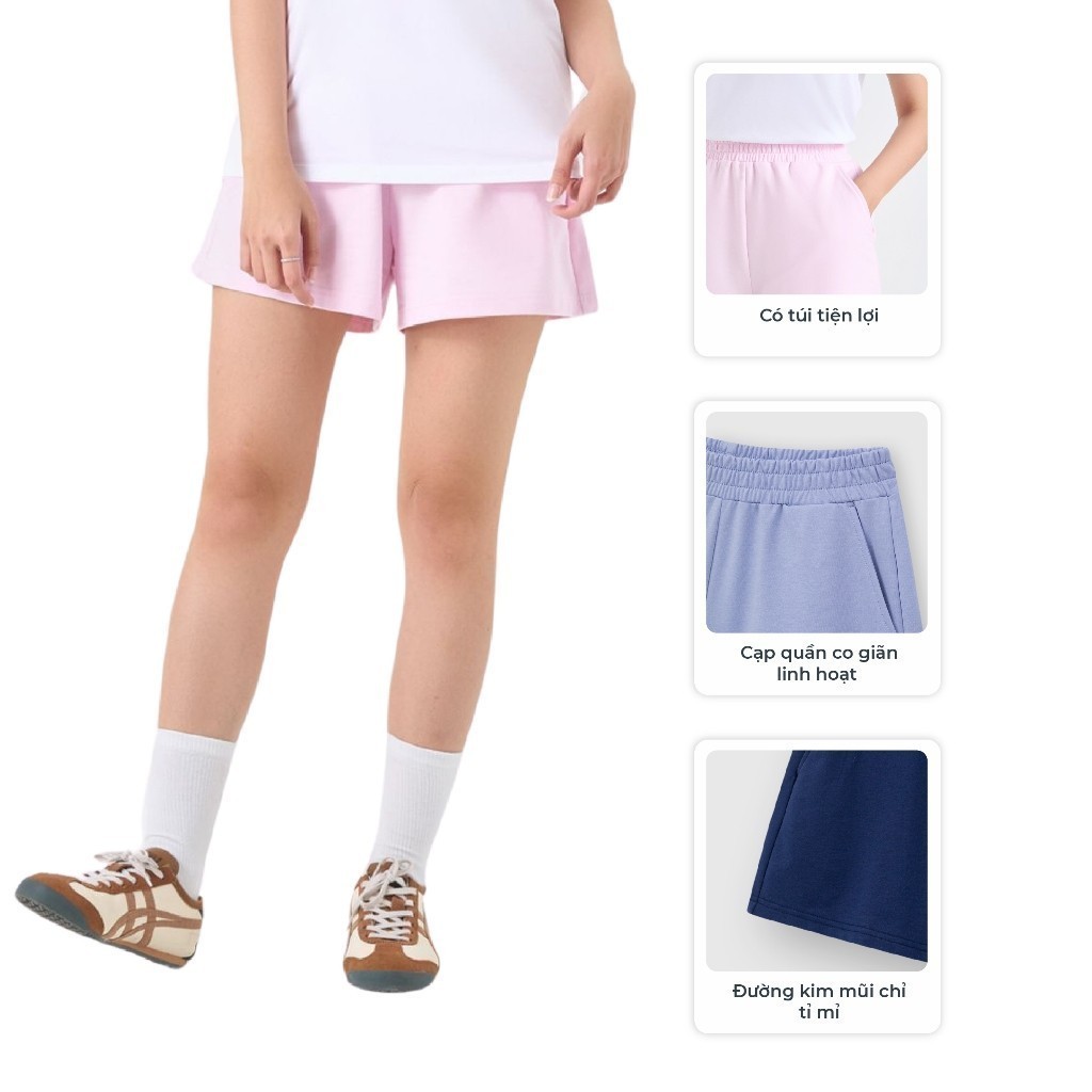 Quần short nữ CANIFA cạp chun 6BS25S005