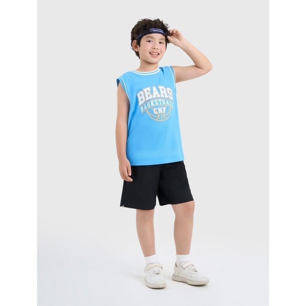 Áo ba lỗ active bé trai CANIFA có hình in 2TA25S004