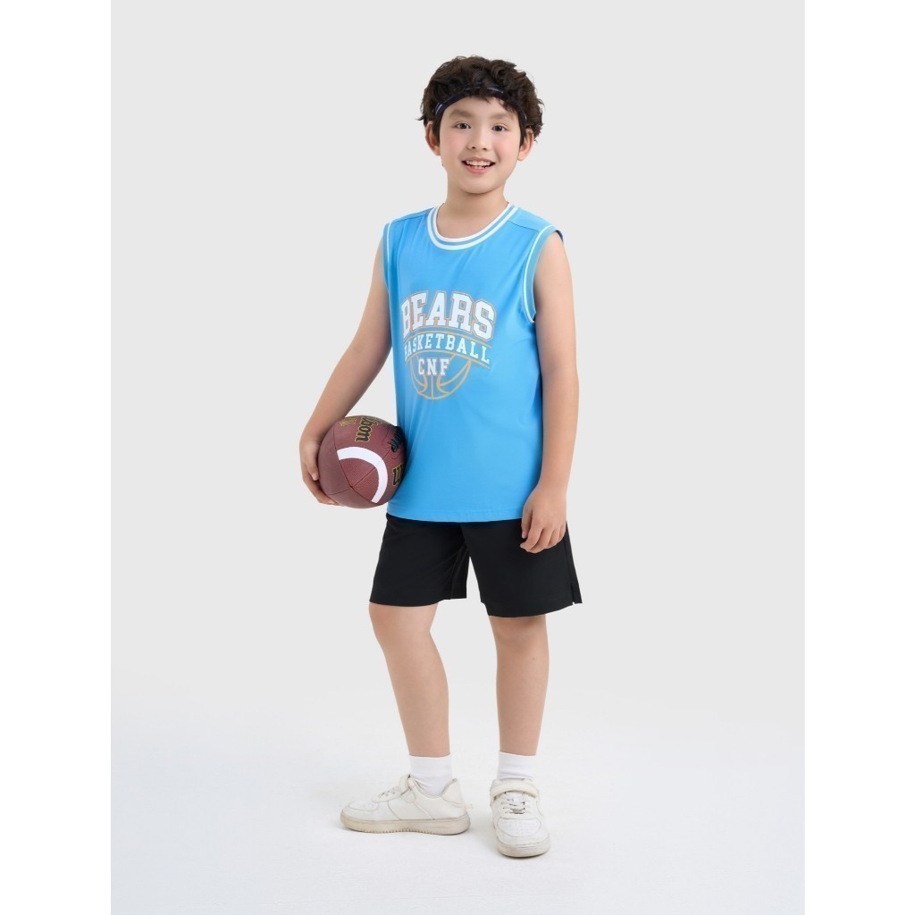 Áo ba lỗ active bé trai CANIFA có hình in 2TA25S004