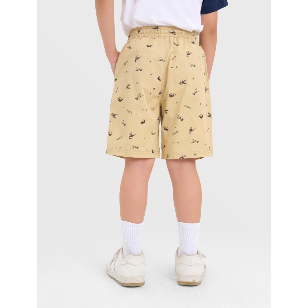 Quần short bé trai CANIFA cạp chun dáng rộng in họa tiết 2BS25S009