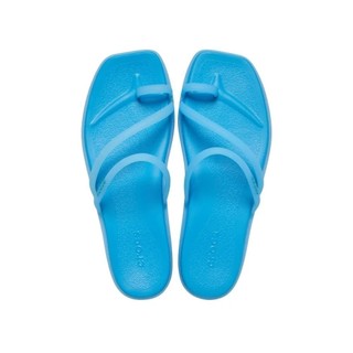 Dép Xăng Đan Nữ Crocs Miami Frosted Toe Loop - Tinted Glass - 211253-4WD