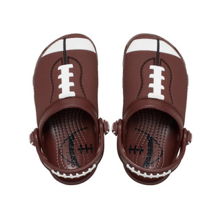 Giày Clog Trẻ Em Crocs Toddler Classic Football - Dark Clay - 210024-2FL