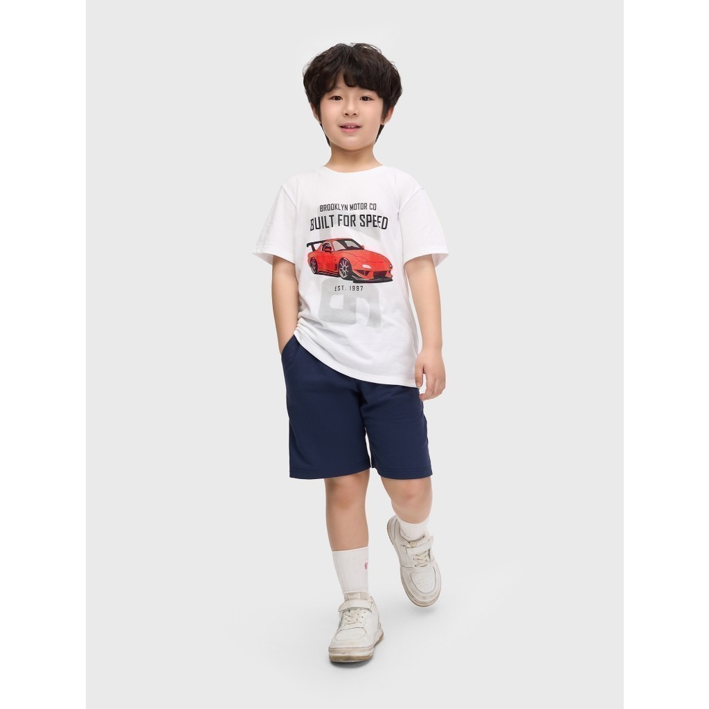 Quần short bé trai CANIFA cạp chun form vừa 2BS25S001