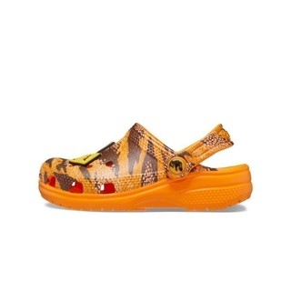 Giày Clog Trẻ Em Crocs Toddler Jurassic World Classic - Orange Zing - 208848-83A