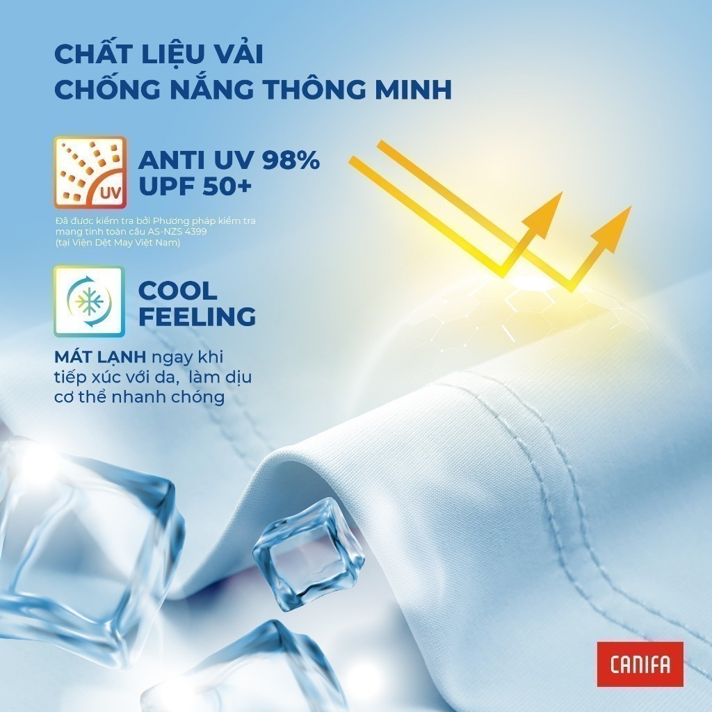 Áo khoác chống nắng trẻ em CANIFA anti UV phiên bản mới công nghệ vải mát lạnh 3OT25S001