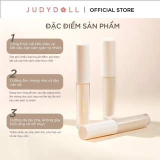 Kem Che Khuyết Điểm JUDYDOLL Liquid Concealer Che phủ tốt Che quầng thâm Không mốc Không đọng rãnh nhăn Lâu Trôi 3,2g