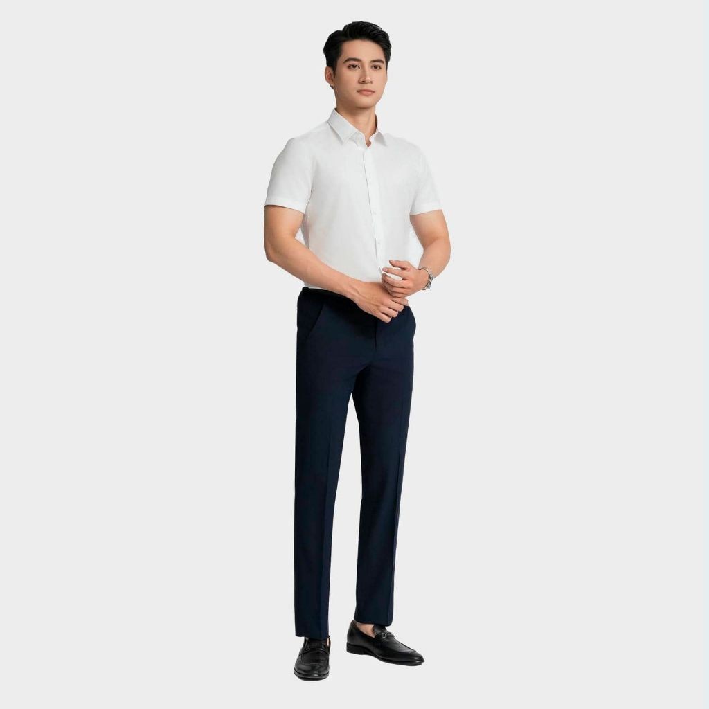 Quần Âu Nam Cropped INSIDEMEN Form Slim Fit 6TR0060Z