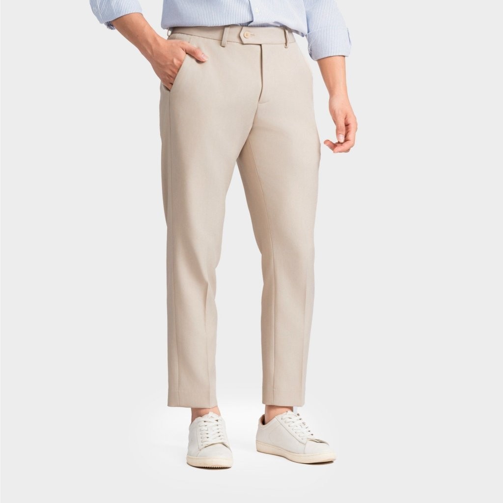 [Insidemen x Anh Tú] Quần Âu Nam Insidemen Cropped Trẻ Trung Hiện Đại Bền Màu Linh Hoạt 6TR0110Z