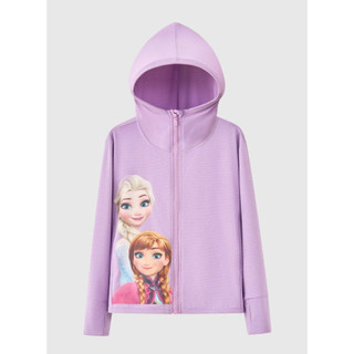 Áo khoác chống nắng có mũ Elsa Disney bé gái Rabity 524.002