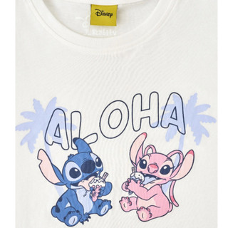 Áo thun Stitch ngắn tay bé gái Rabity 500.093